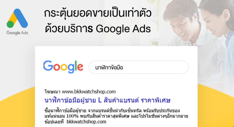 บริการยิงโฆษณา Google Ads / Search / Google Display